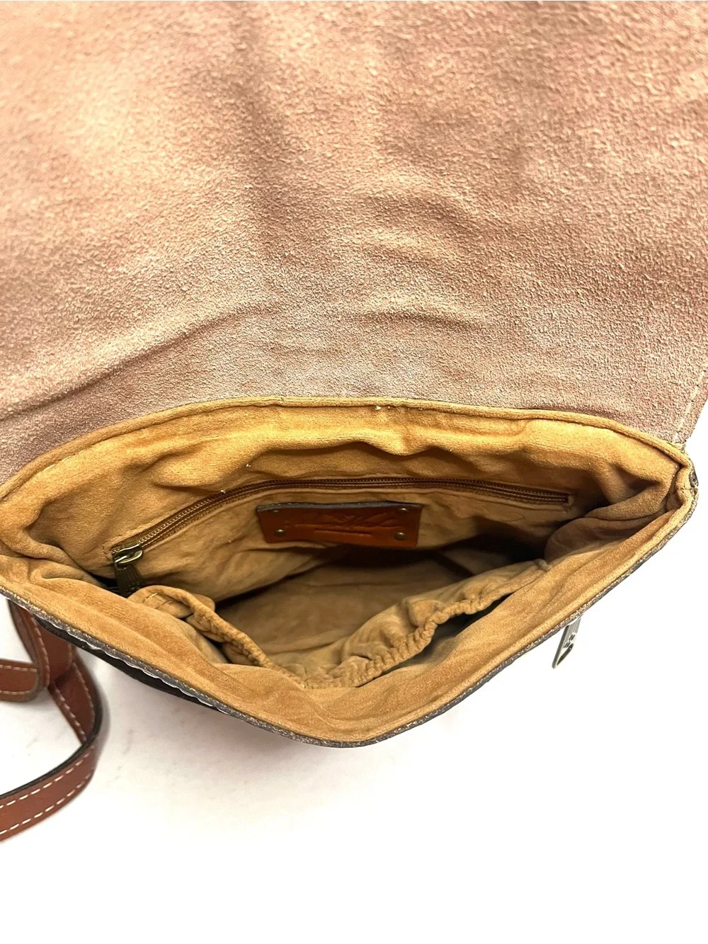 Patricia Nash Granada Crossbody Bag in Blooming Romance Floral Leather Print